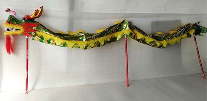 เชิดมังกร การแสดงเชิดมังกร สำหรับเด็กเล็กน้ำหนักเบา 舞龙道具儿童九节龙 Dragon Dance Props Children's Nine Dragons