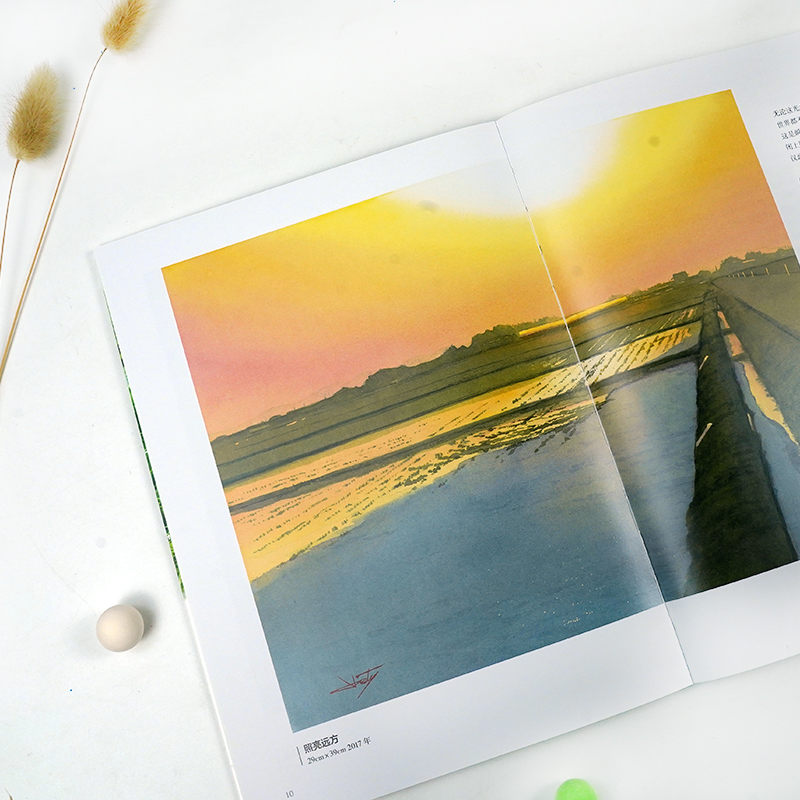 (Pre-order) หนังสือรวมผลงานระบายสีน้ำของ Toshiyuki Abe