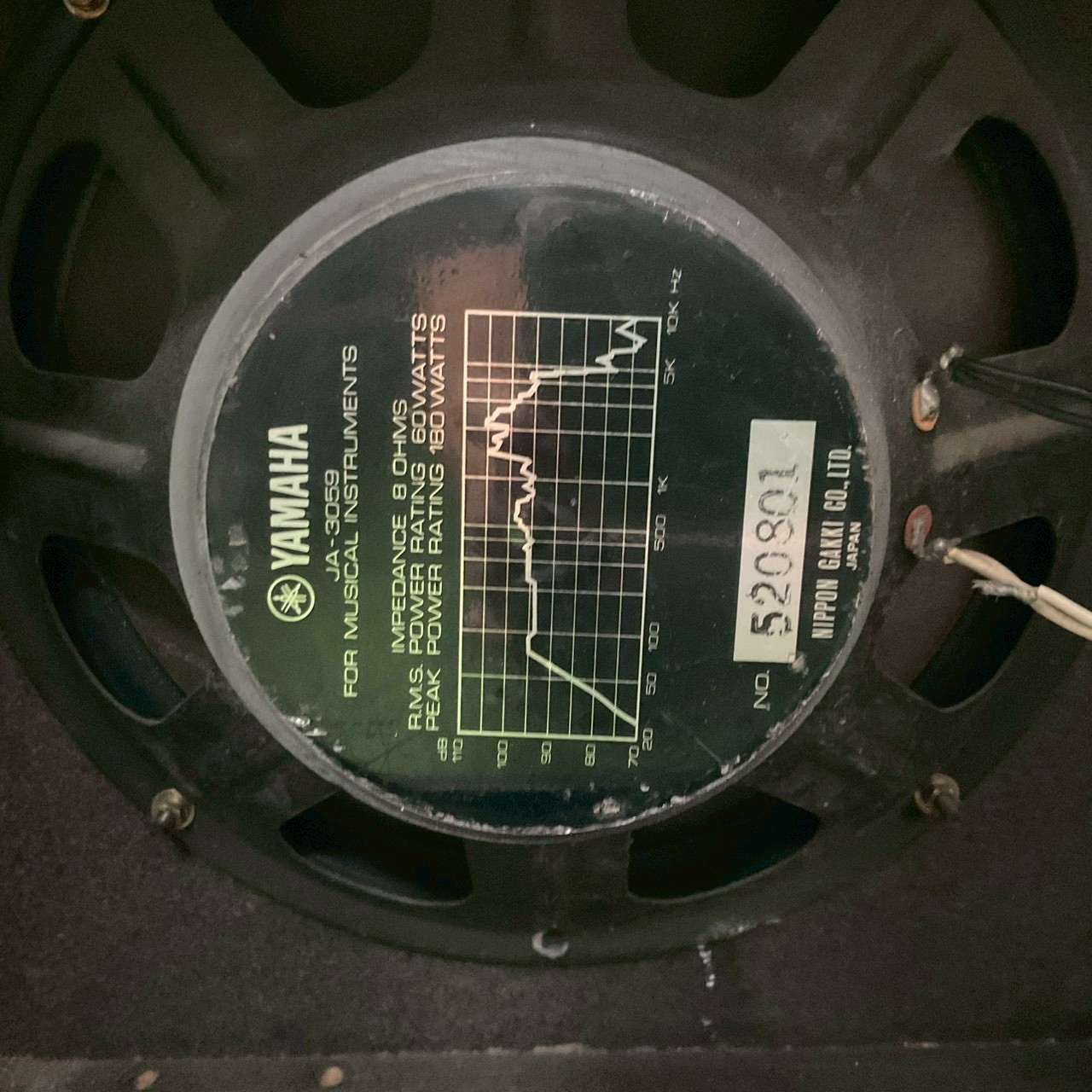 แอมป์กีต้าร์ YAMAHA : J-105 สินค้าไม่พร้อมใช้งาน (ต้องซ่อม)