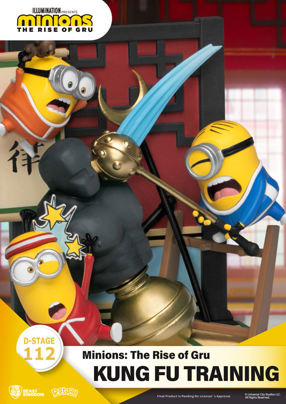Diorama Stage-112 Minions: The Rise of Gru - Kung-fu Training Complete Figure(Provisional Pre-order)