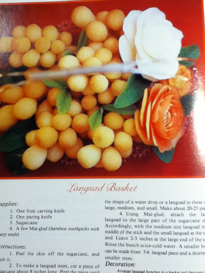 ศิลปะการแกะสลักผักและผลไม้ 2 ภาษา ไทย-อังกฤษ