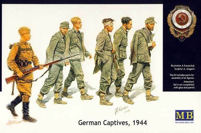 โมเดลฟิกเกอร์ Master Box ขนาด 1/35 MB3517 German Captives,1944