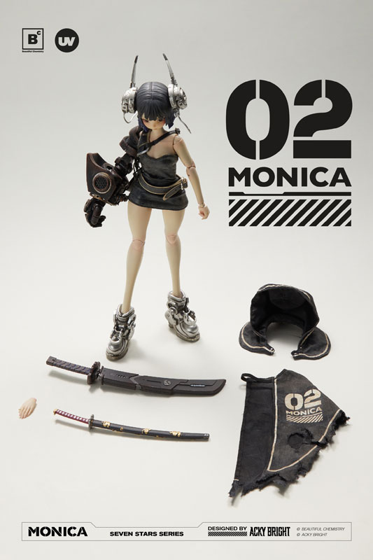 Beautiful Chemistry x Acky Bright Seven Stars Series No.02 Monica 1/6 Complete Model Action Figure(Provisional Pre-order)