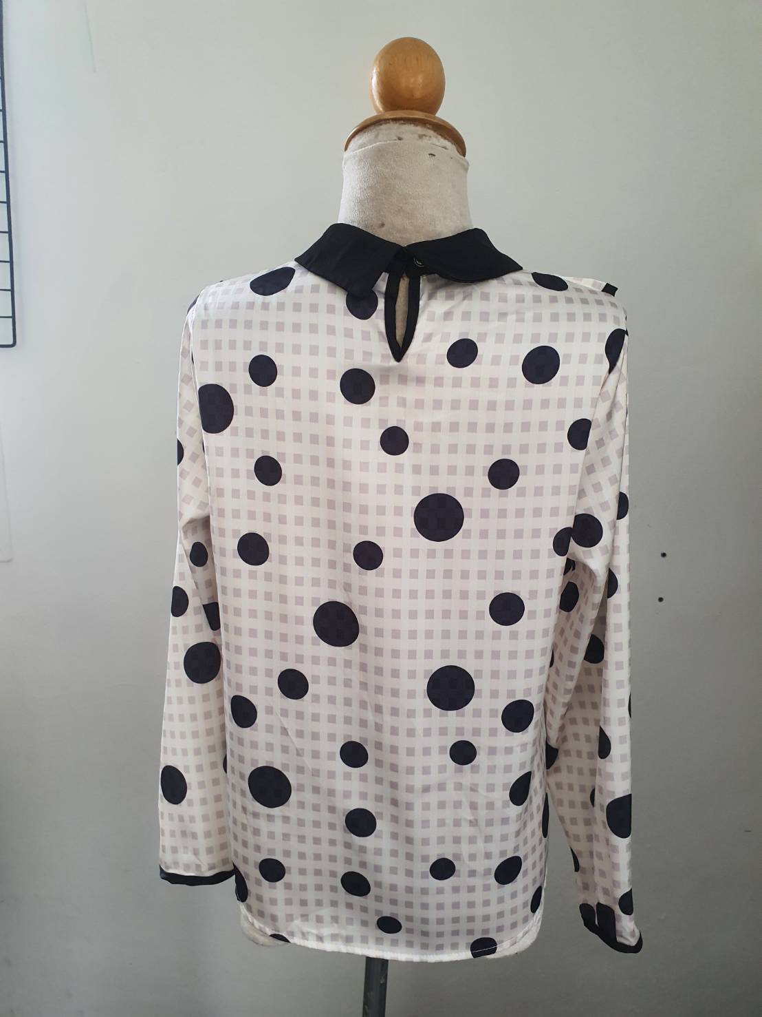 FF05477 เสื้อแฟชั่น ลายตาราง น่ารักๆ
