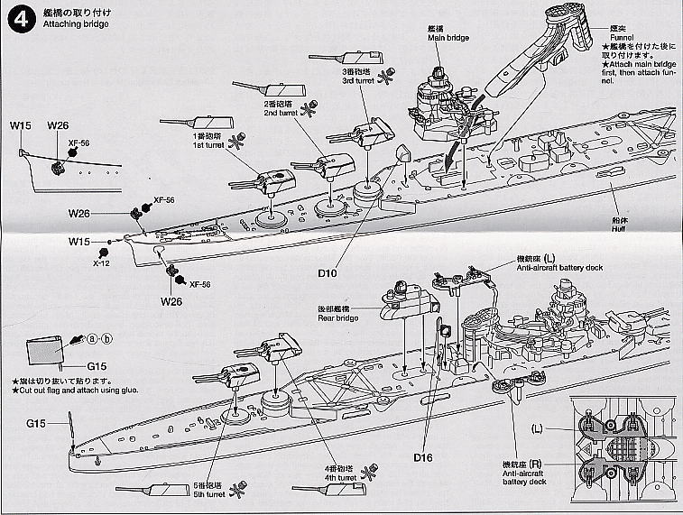 โมเดลเรือรบทามิย่า ขนาด 1/700 Tamiya TA31342 Japanese Heavy Cruiser Mikuma