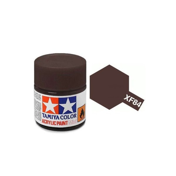 สีทาโมเดลสูตรน้ำอะคริลิกทามิย่า Tamiya Acrylic XF-84 Dark Iron (10 ml)