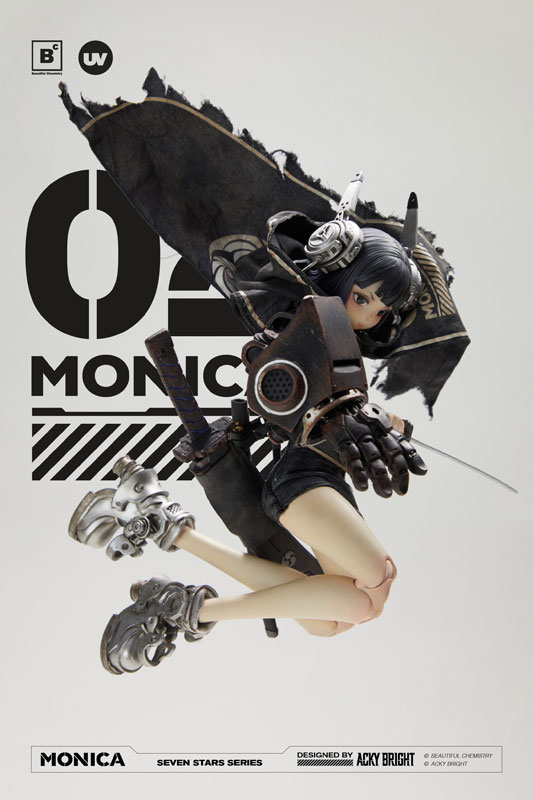 Beautiful Chemistry x Acky Bright Seven Stars Series No.02 Monica 1/6 Complete Model Action Figure(Provisional Pre-order)