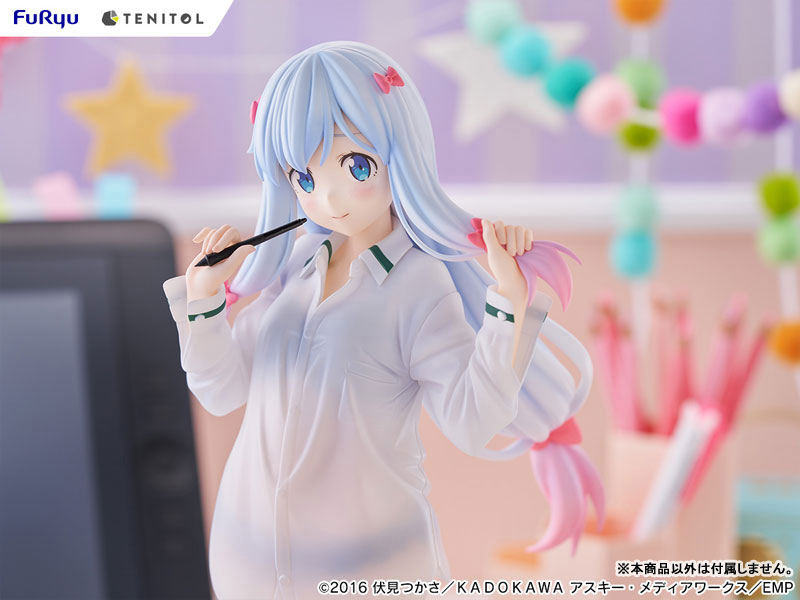 TENITOL TALL Eromanga Sensei Sagiri Izumi Shirt ver. Complete Figure(Pre-order)