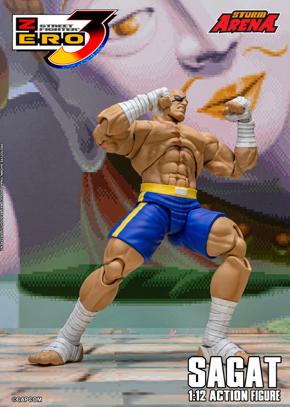 Street Fighter Alpha 3 1/12 Scale Action Figure Sagat(Provisional Pre-order)