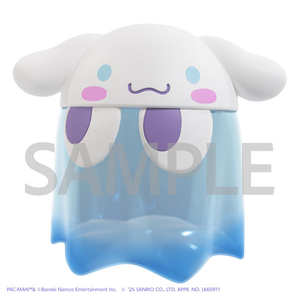 Pac-Man x Sanrio Characters Chibi Collect Figure Deluxe Ghost Cinnamoroll Clear Color ver.(Pre-order)