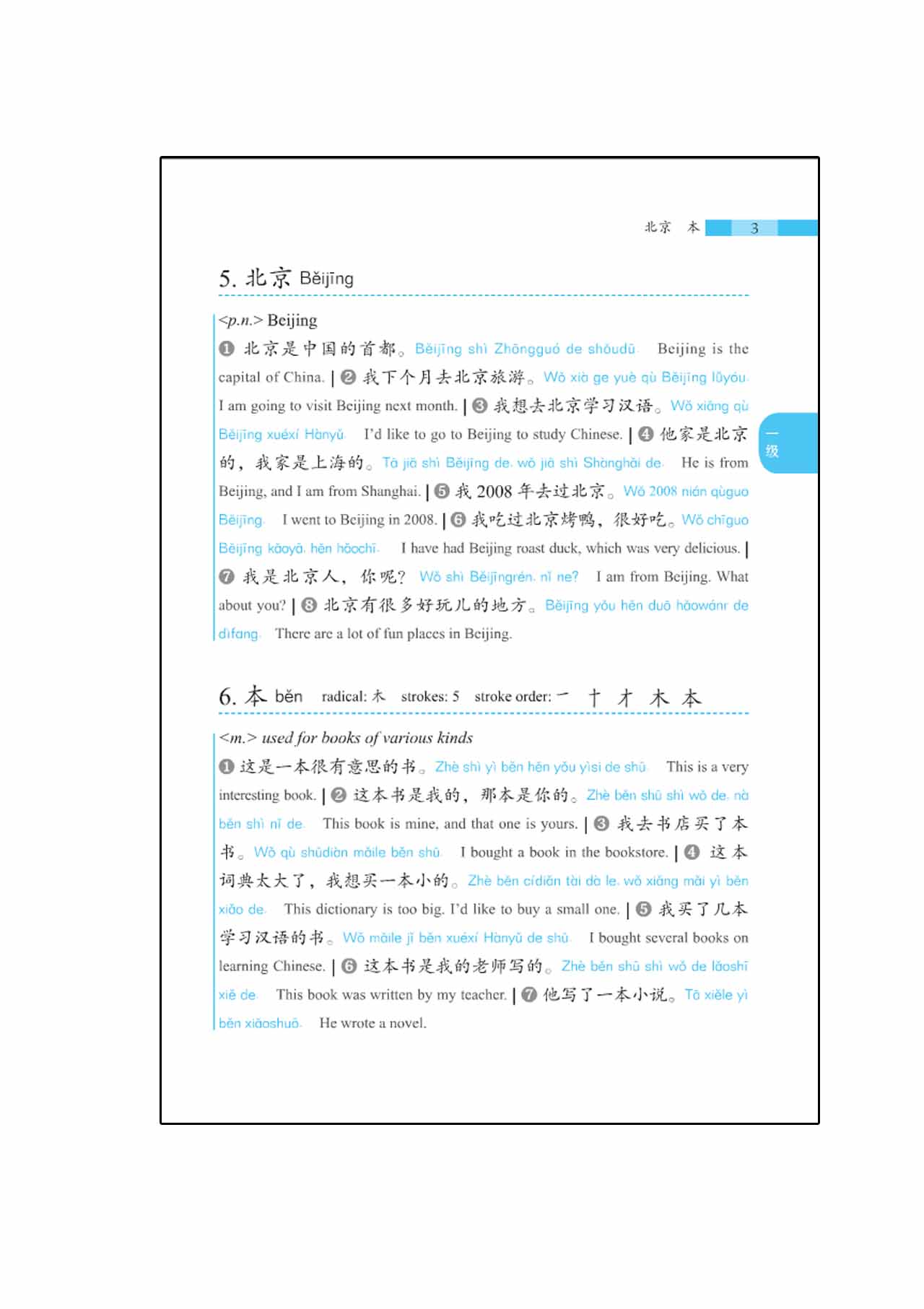 พจนานุกรมรวมคำศัพท์จีน 5000 คำ HSK ระดับต้น +MP3 新HSK5000词分级词典(1-3级) A Dictionary of 5000 Graded Words for New HSK (Levels 1, 2 &3)+MP3 HSK Hot Words