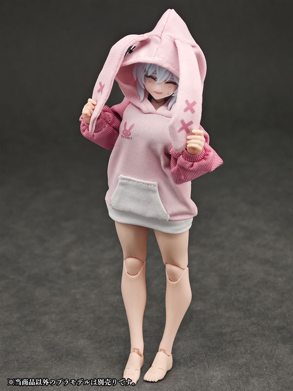 Party Animal Girl Loungewear Rabbit Hoodie (DOLL ACCESSORY)(Pre-order)