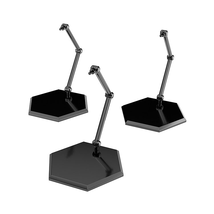 The Simple Stand x3 BLACK (for Figures & Models) Hex Type(Pre-order)