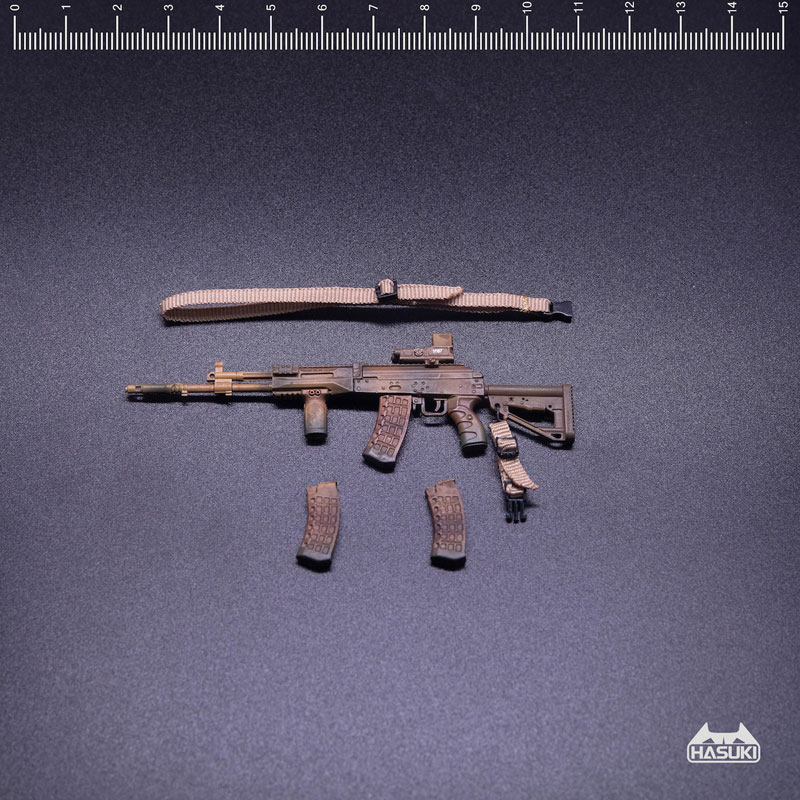 WM-03C Assault Rifle Set Desert Camouflage Complete Model for 1/12 Action Figure Option Parts(Provisional Pre-order)