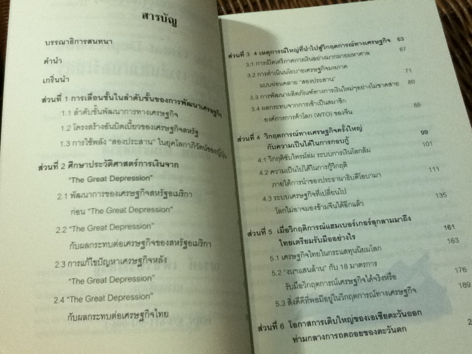 จาก THE GREAT DEPRESSION สู่วิกฤตการณ์แฮมเบอร์เกอร์: การเคลื่อนตัวของศูนย์กลางเศรษฐกิจโลกจากสหรัฐอเมริกาสู่จีน/ สมภพ มานะรังสรรค์
