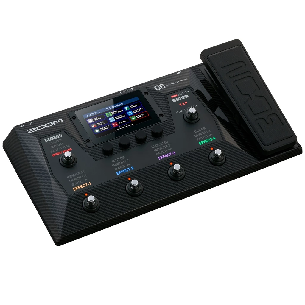 ZOOM G6 Multi-Effects Processor มัลติเอฟเฟกต์สุดล้ำสำหรับมือกีต้าร์
