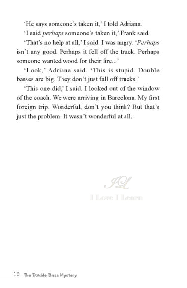 หนังสืออ่านนอกเวลาภาษาอังกฤษ เรื่อง The Double Bass Mystery (ระดับ 2) +CD The Double Bass Mystery (English Reading: Level 2) +CD