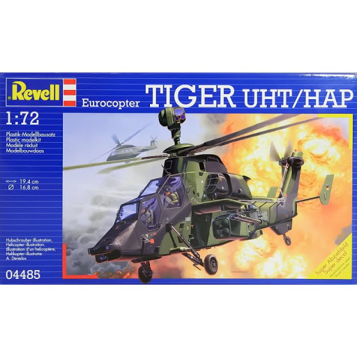 โมเดลเฮลิคอปเตอร์จำลอง Revell ขนาด 1/72 REV04485 Eurocopter Tiger UHT/HAP