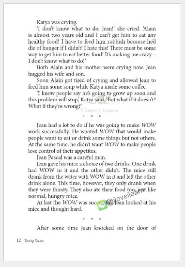 หนังสืออ่านนอกเวลาภาษาอังกฤษเรื่อง Tasty Tales (ระดับ4) Tasty Tales (Level 4)