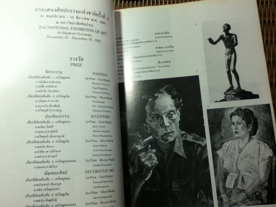 การแสดงศิลปกรรมแห่งชาติย้อนหลัง ครั้งที่ 1-25 ในวาระเปิดหอศิลป มหาวิทยาลัยศิลปากร