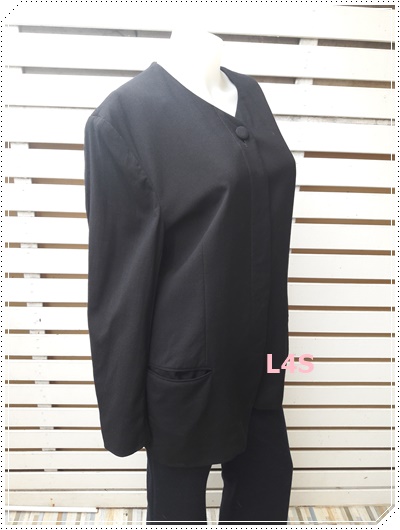 FF05413 เสื้อคลุม มือสอง สีดำ อก 38 นิ้ว