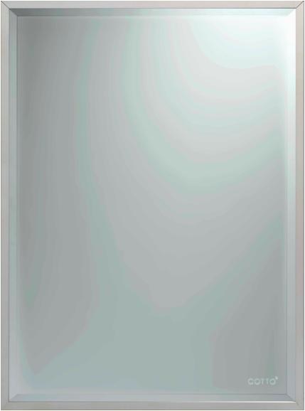 MC203 กระจกกรอบอะลูมิเนียม สีเงิน(ใหญ่) 50x70 ซม.