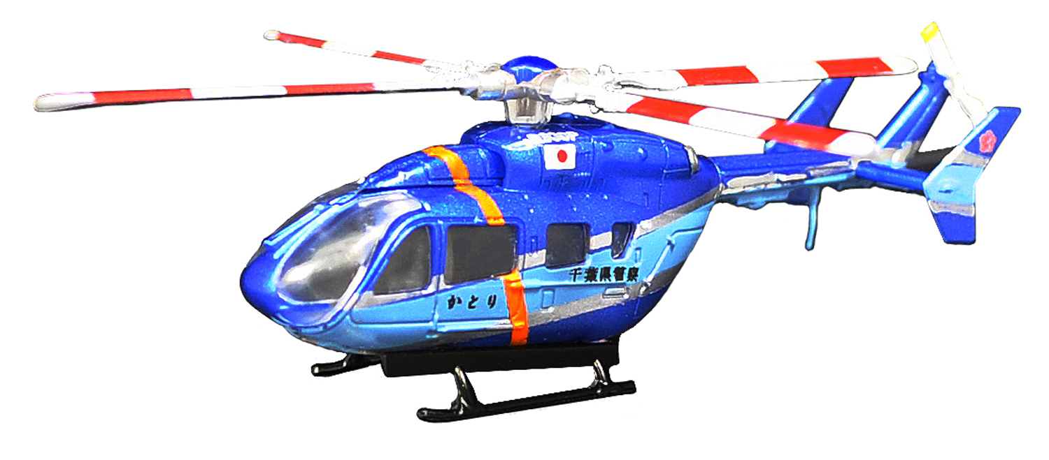 โมเดลเฮลิคอปเตอร์จำลอง ยี่ห้อ F-toys ขนาด 1/144 ชุด Heliborne Collection Vol.8 3B BK117-C2