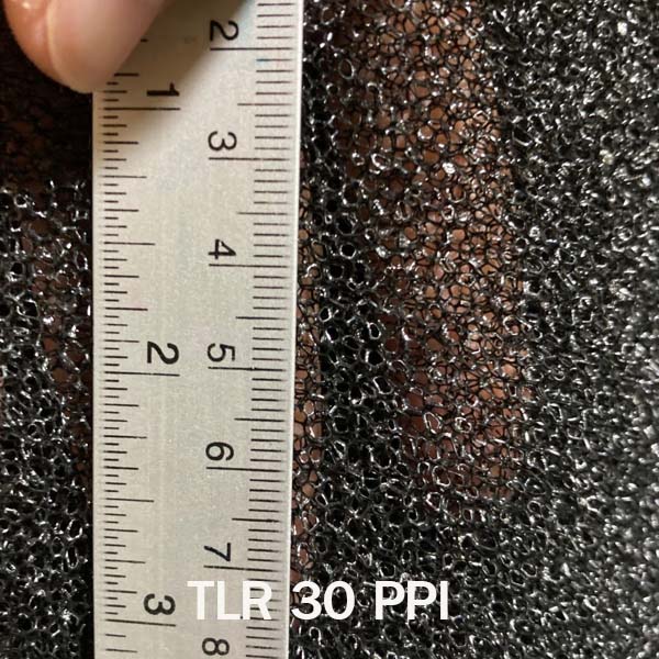 CF-100100-0530 ฟองน้ำกรองฝุ่น ขนาด 100x100x0.5 ซม. ( 30PPi )