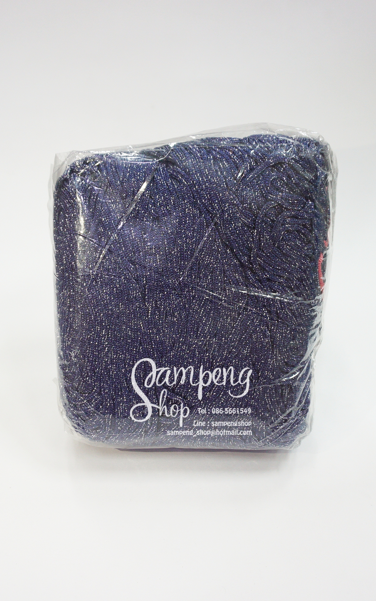 เชือกร่ม สีกรมดิ้นเงิน