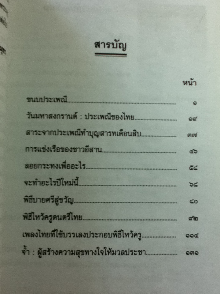 ธรรมเนียมไทย/ ประสิทธิ์ ศรีสมุทร(หนังสือแถม)