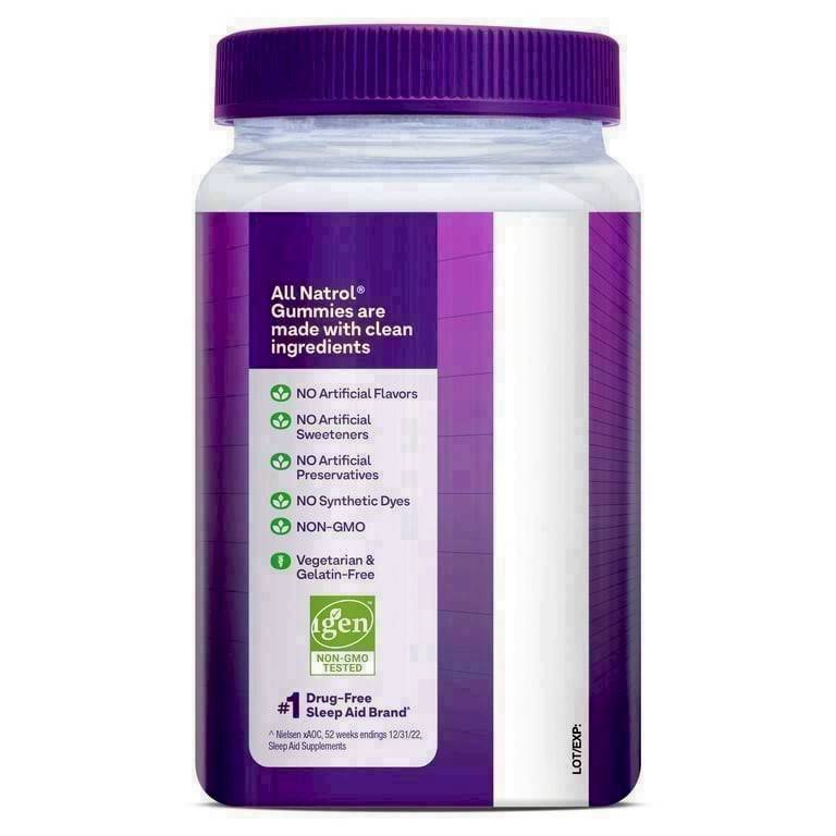 Natrol Gummies Melatonin 10 mg. 180 Gummies