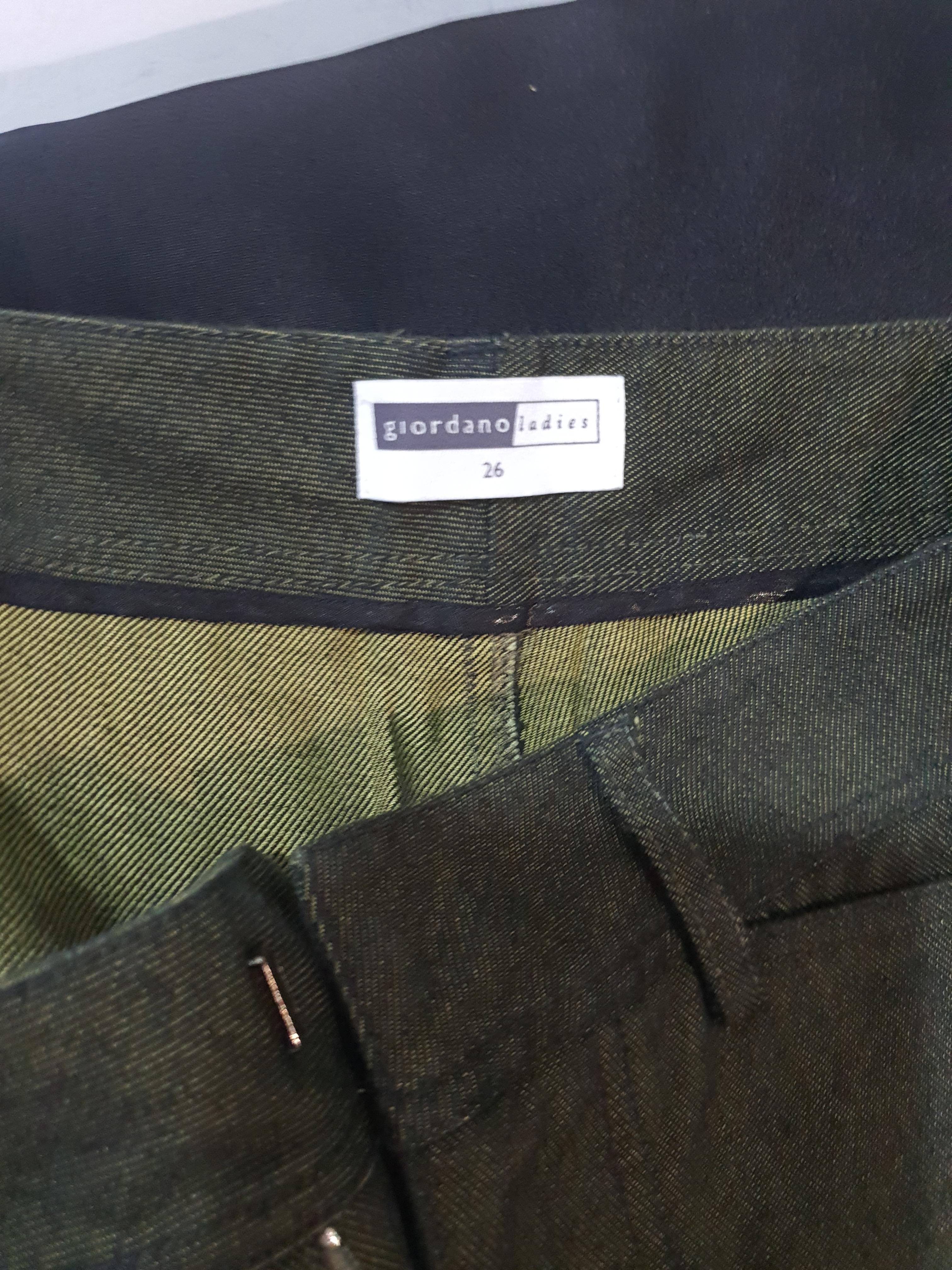 FF02149 กางเกงผ้า แบรนด์ giordano เอว 27 นิ้ว