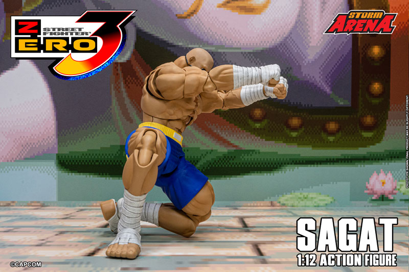 Street Fighter Alpha 3 1/12 Scale Action Figure Sagat(Provisional Pre-order)