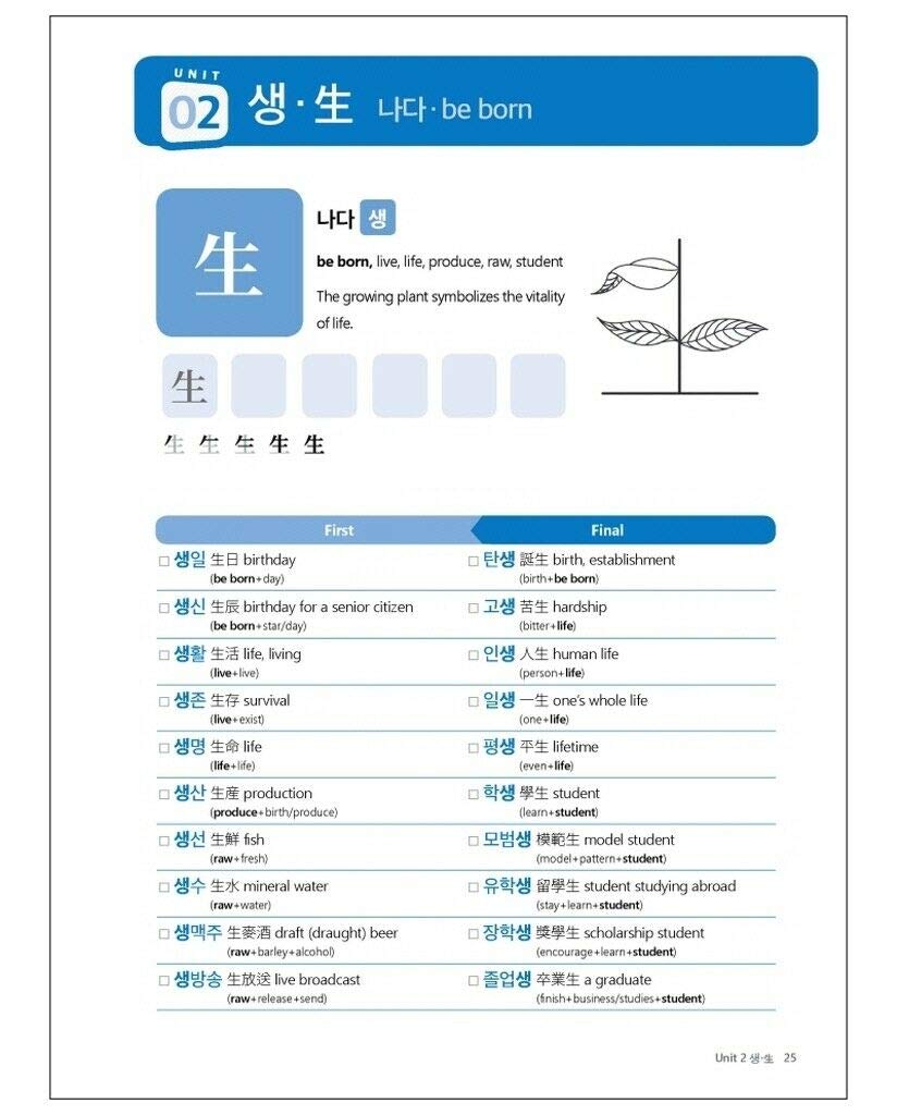 หนังสือภาษาเกาหลี 50 Sino-2000 Korean Vocabulary Builder 외국인을 위한 한자어 (50 Sino 2000 Korean Vocabulary Builder) : 외국인을 위한 한자어 50 한자로 2000 어휘 늘리기