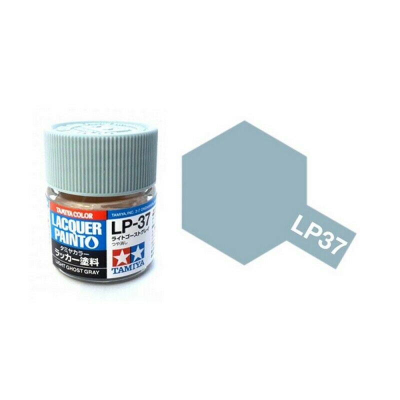 สีทาโมเดลสูตรแลคเกอร์ทามิย่า Tamiya Lacquer Painto LP-37 Light Ghost Gray
