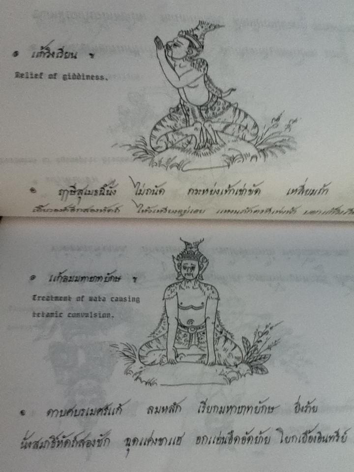 ตำราฤาษีดัดตนวัดโพธิ์ ต้นฉบับรูปปั้นฤาษีดัดตนวัดพระเชตุพน
