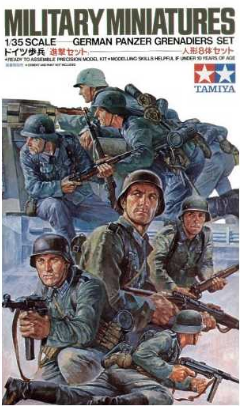 โมเดลฟิกเกอร์ Tamiya ขนาด 1/35 TA35061 German Panzer Grenadiers