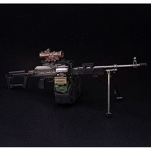 WM-05A Regular Machine Gun Set Metal Black 1/12 Action Figure Complete Model Option Part(Pre-order)