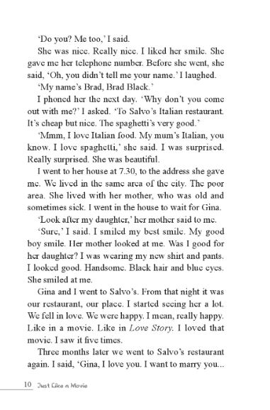 หนังสืออ่านนอกเวลาภาษาอังกฤษเรื่อง Just Like a Movie (ระดับ 1) Just Like a Movie (Level 1)