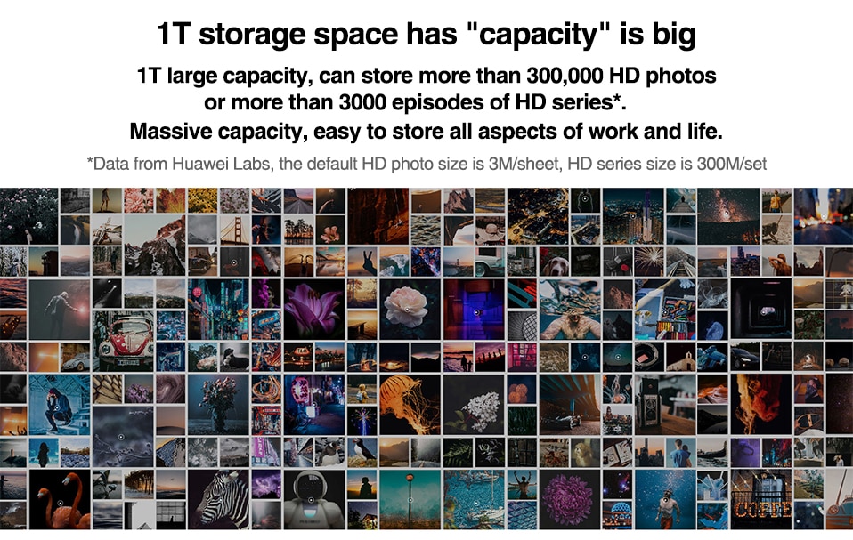 Huawei Backup Storage Quick Charger for Huawei Mate 20 X P20 Pro Mate10 1TB Hard Drive External Memory Storage ST310-S1