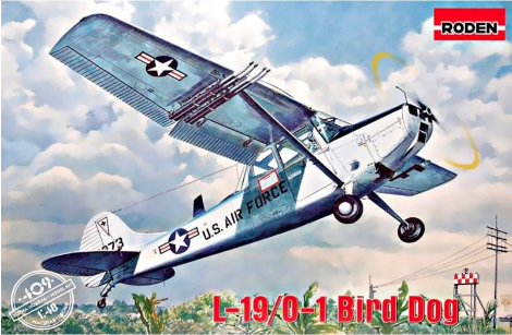 โมเดลเครื่องบิน Roden ขนาด 1/48 RO409 L-19/O-1 Bird Dog Asian Service
