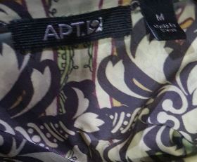 FF03168 เสื้อแฟชั่น สีเขียวอ่อน แบรนด์ APT.9 อก free 38-40 นิ้ว