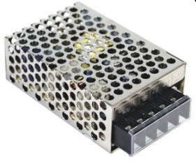 POWER SUPPLY, MEANWELL, NES-15-24, 100-240V
