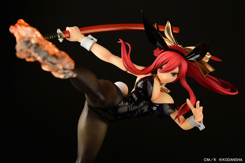FAIRY TAIL Erza Scarlet High Kick ver. Black Bunny 1/6 Complete Figure(Pre-order)(Single Shipment)