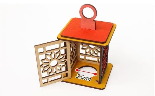 ตะเกียงสำหรับตกแต่งแบบเกาหลี ลายดอกบัว 한국 장식 등불 Korean Decorative Lantern ไว้ตั้งโชว์ ประดับห้องนอน ห้องทำงาน ห้องรับแขก (แบบที่ 1)