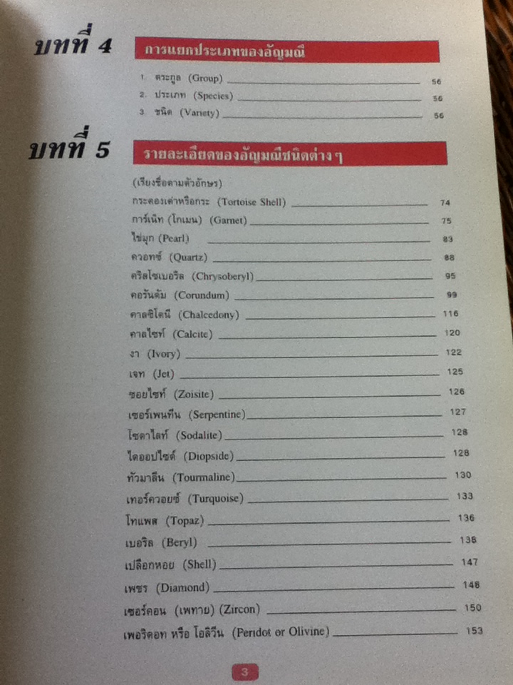 วิเคราะห์อัญมณี/ อ.สุมาลี เทพโสพรรณ