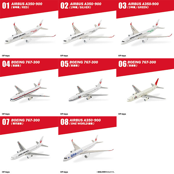 JAL Wing Collection 7 Plus 10Pack BOX (CANDY TOY)(Pre-order)