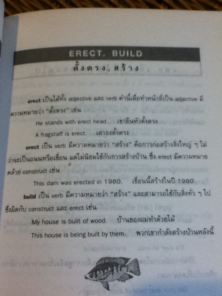 หลักการใช้ภาษาอังกฤษ ฉบับคำคู่-คำคล้าย