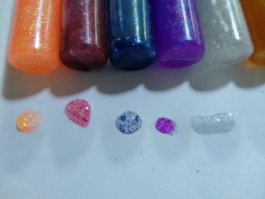 สีฟรุ้งฟริ้ง สีกลิตเตอร์ กากเพชร ชุดสีกากเพชร Glitter Color Collection Set 8แท่ง/แพ็ค สำหรับงานประดิษฐ์ หัตถกรรม ตกแต่ง งานศิลปะ ระบายหน้ากากงิ้วจีน