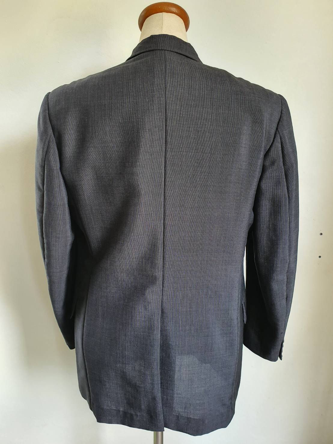 SUIT-B0007 เสื้อสูท มือสอง แบรนด์ สีเทาดำ แบรนด์ ODAKYU